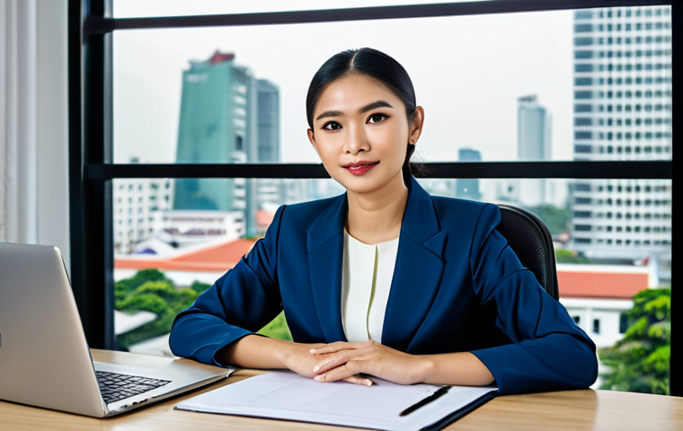 MVP와 벤처 캐피탈의 관계 - **

"A Thai businesswoman in a modest, traditional Thai silk business suit, sitting at a desk in a m...