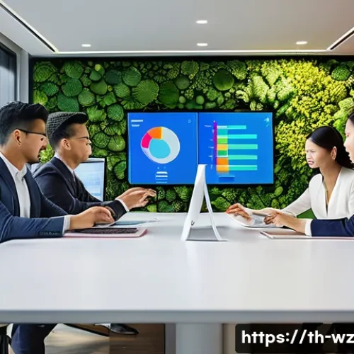 Home 32 MVP 개선을 위한 실험 기법 - A modern office scene showing a diverse group of Thai professionals in casual business attire collab...